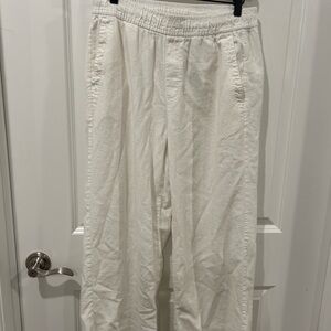 Old Navy White Linen Women's Pants